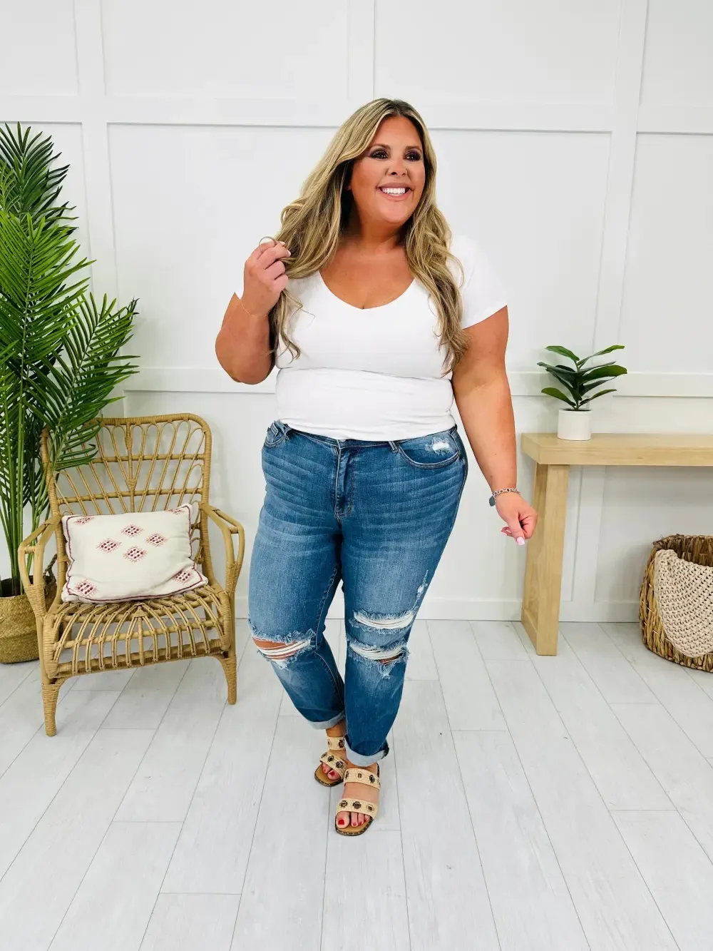 Judy Blue Vintage Revival Boyfriend Jeans