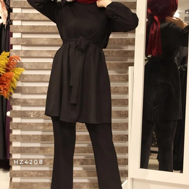 Casual Solid Color Long Sleeves Loose Set