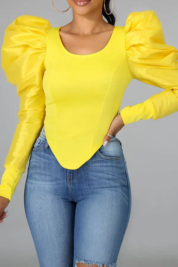  Elegant Irregular Princess Blouse