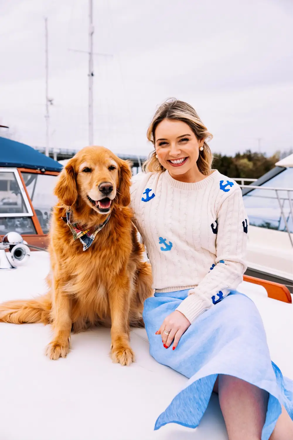 Anchors Aweigh Cable Knit Sweater