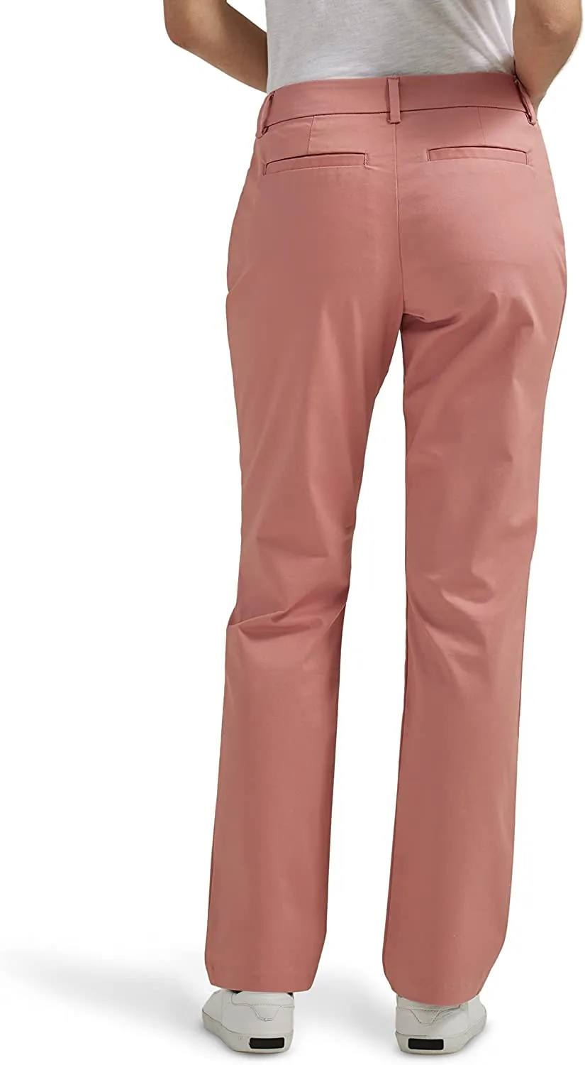 Women's Wrinkle Free Relaxed Fit Straight Leg Pant