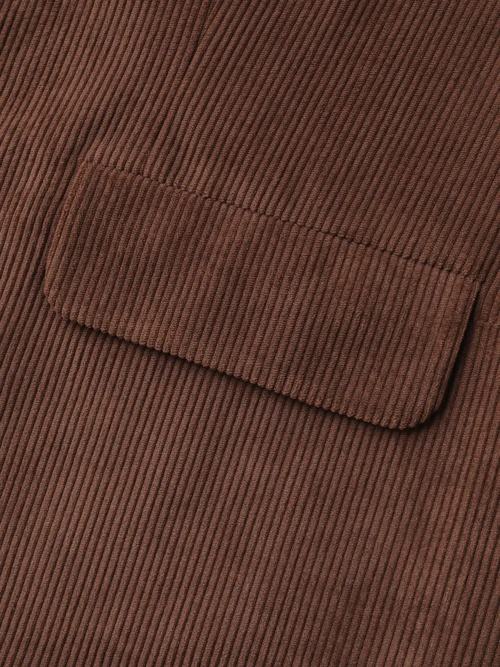 Corduroy Gathered Sleeve Ribbed Collar Blazer