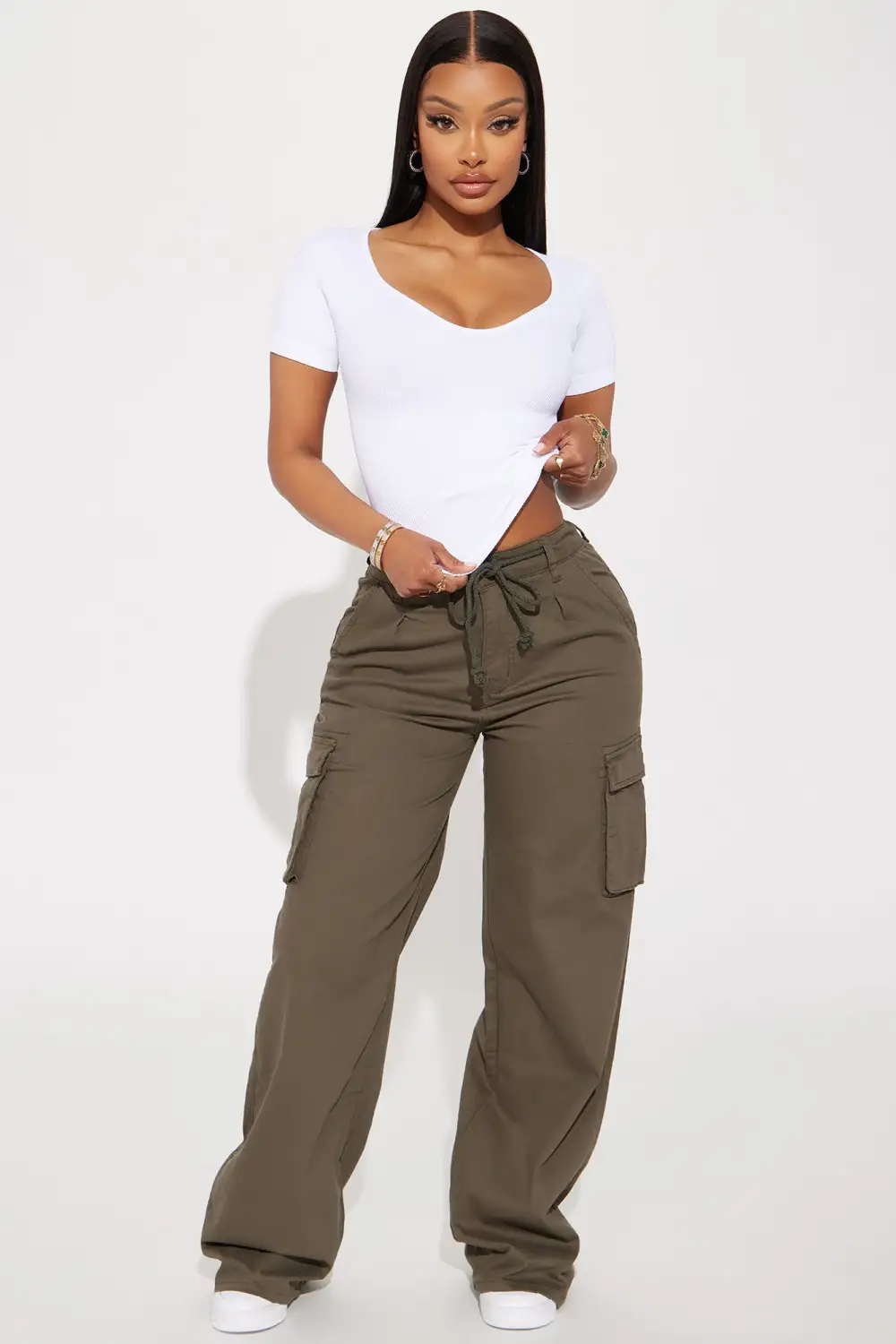 Reyna Seamless Top - White
