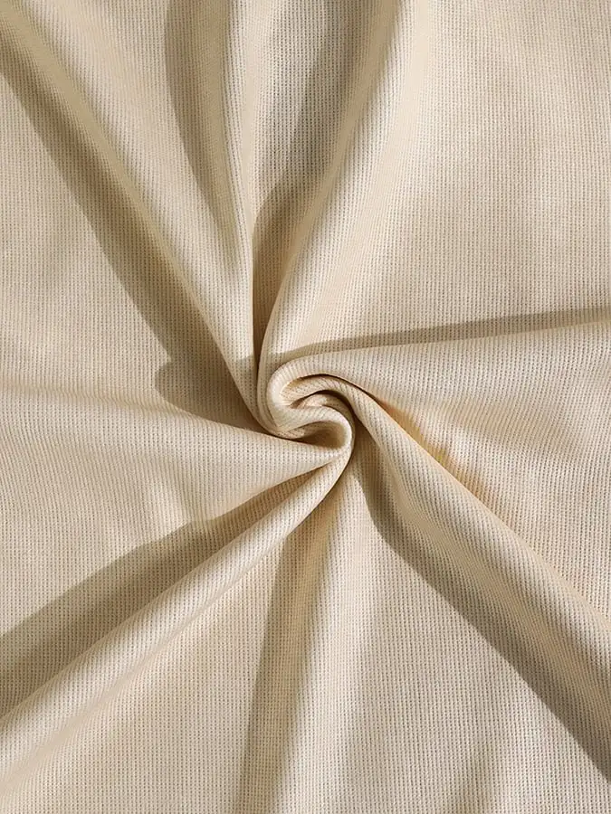 Corduroy Western Style Elk Print Stand Collar Button Down Men's Sweatshirt