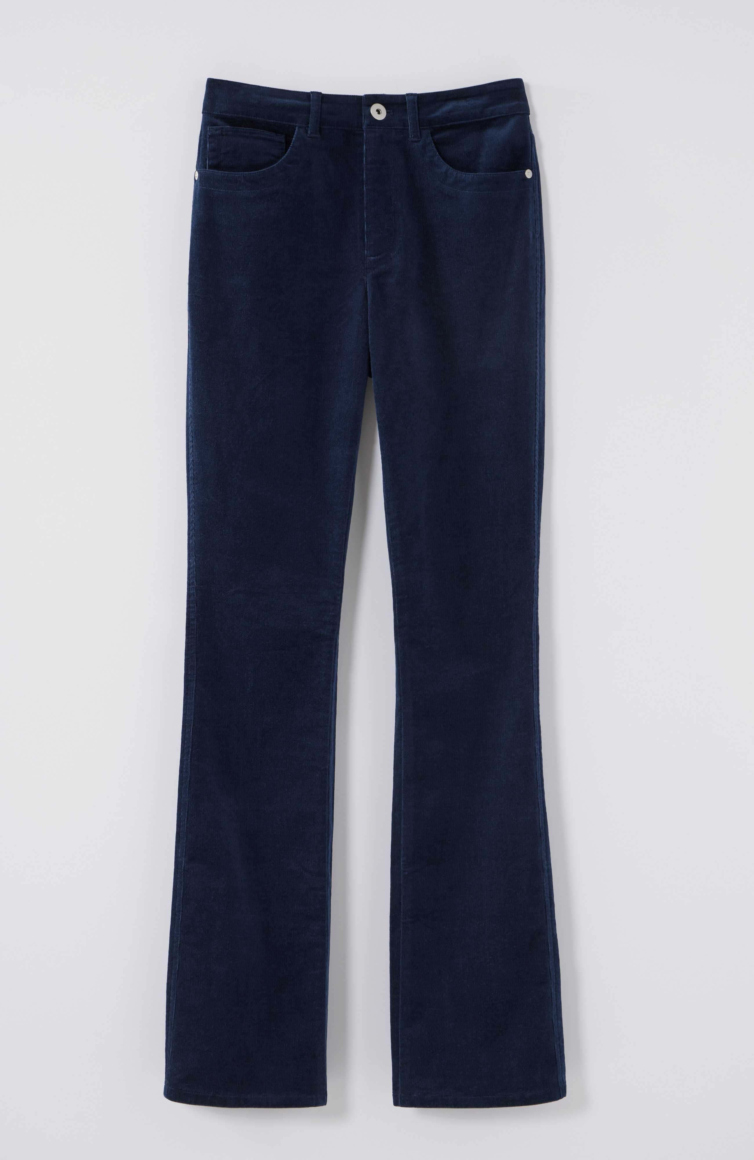 High-Rise Corduroy Boot-Cut Jeans