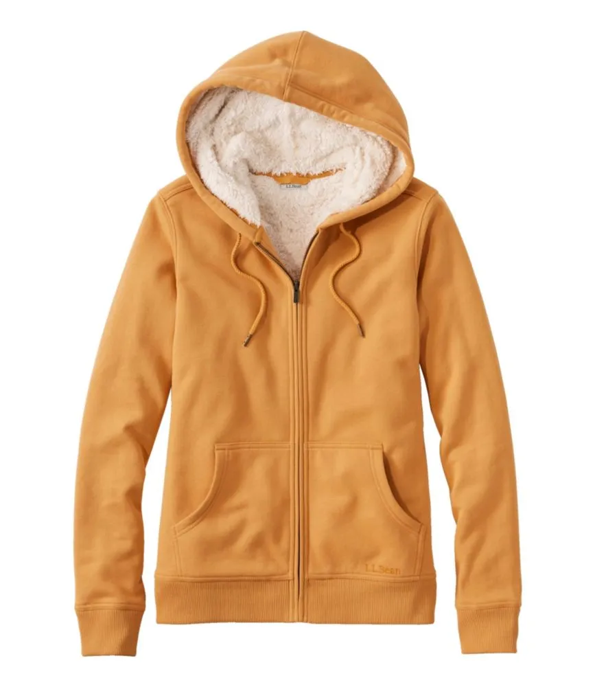 Women's Sweatshirt, Sherpa-Lined Hoodie