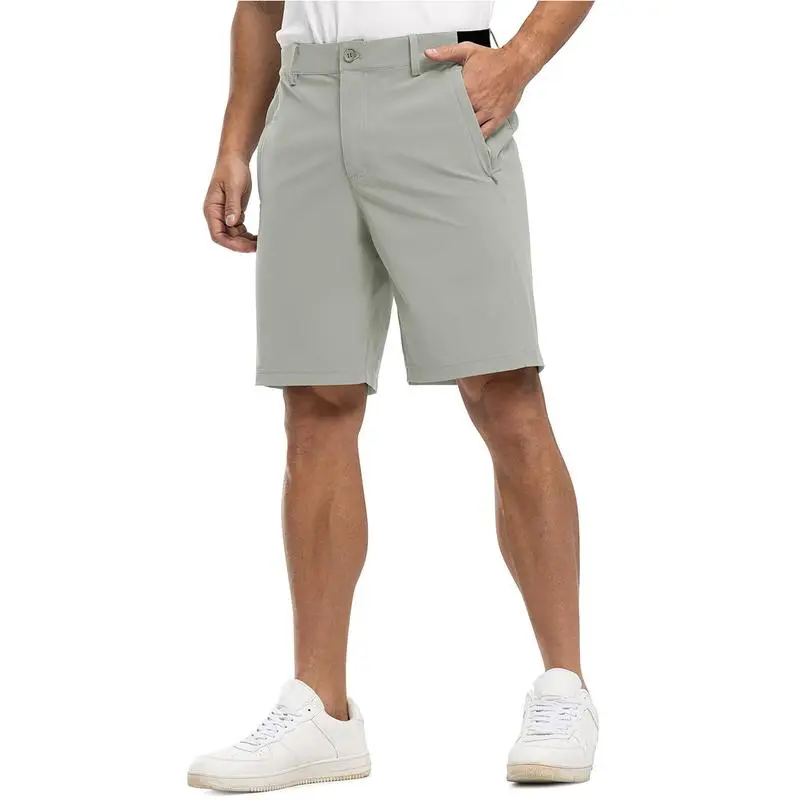 Men's Stretch Waist Golf & Work Shorts – Quick-Dry, Lightweight, 3 Pockets