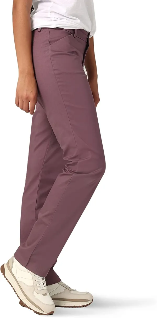 Women's Wrinkle Free Relaxed Fit Straight Leg Pant