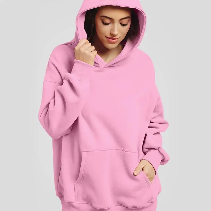 Women’s Oversized Hoodie – Fleece Pullover Sweatshirt with Pocket