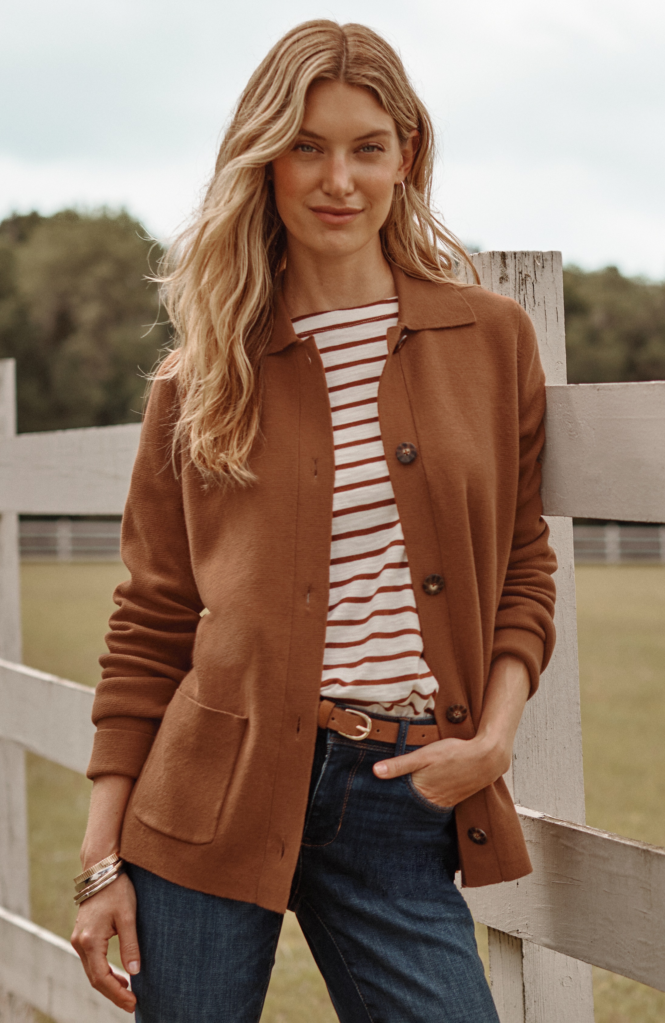 Double-Knit Sweater-Jacket