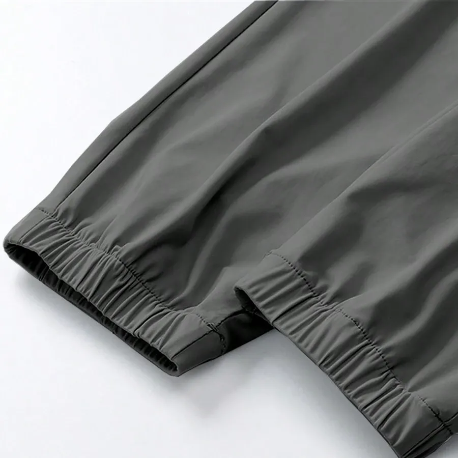 Women's Ice Silk Drawstring Pants – Lightweight, Breathable, Casual Summer Wear for Outdoor & Hiking