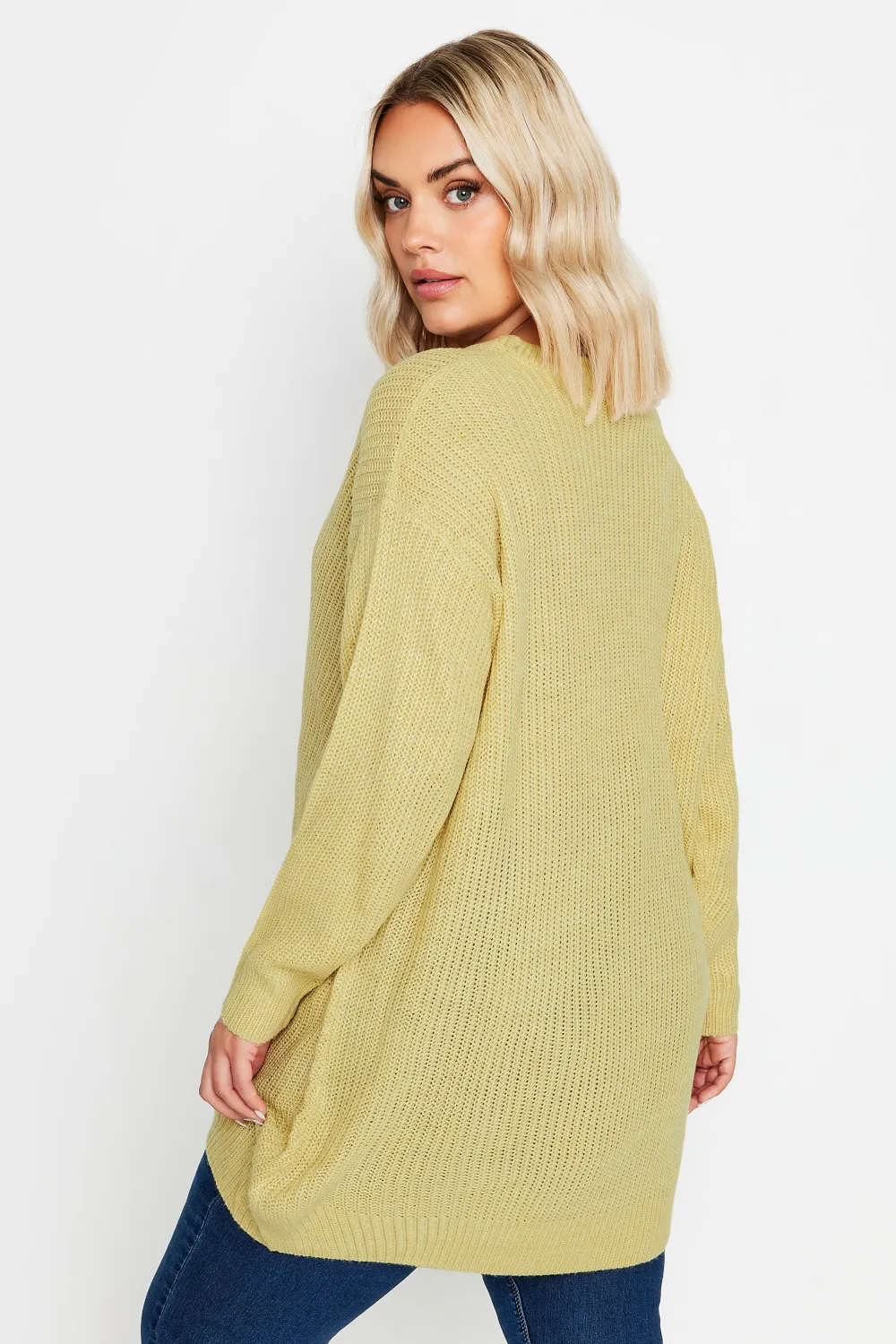 YOURS Curve Pink Essential Knitted Jumper