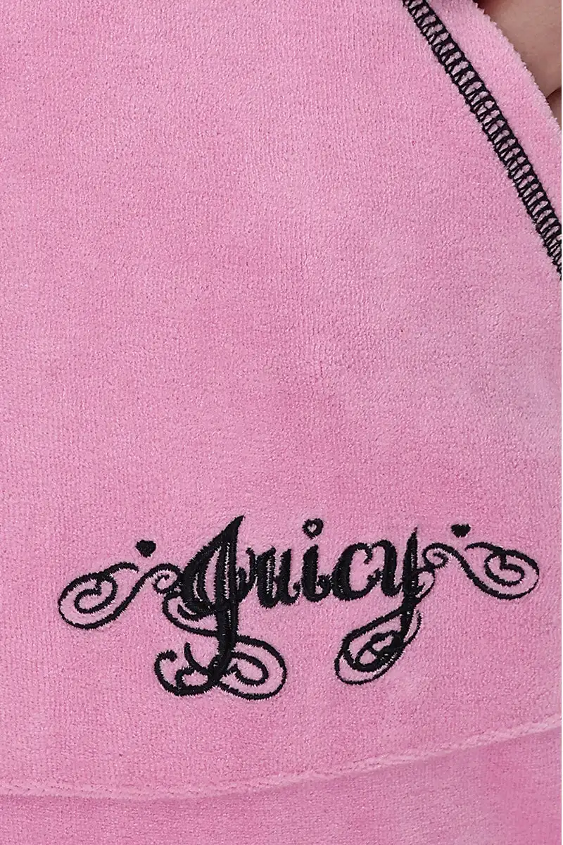 Plus-Size Sweetheart Cotton Velour Track Pants