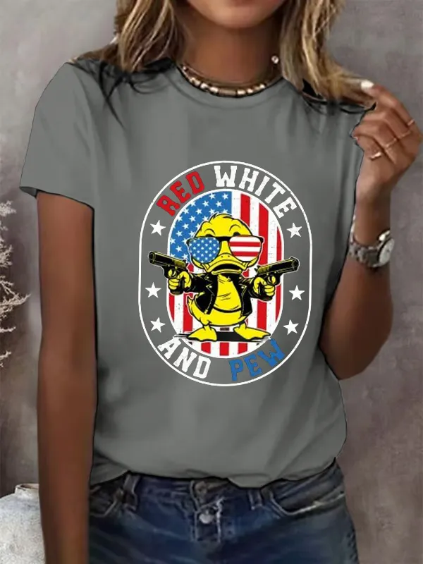 Women'S Short-Sleeved Casual T-Shirt