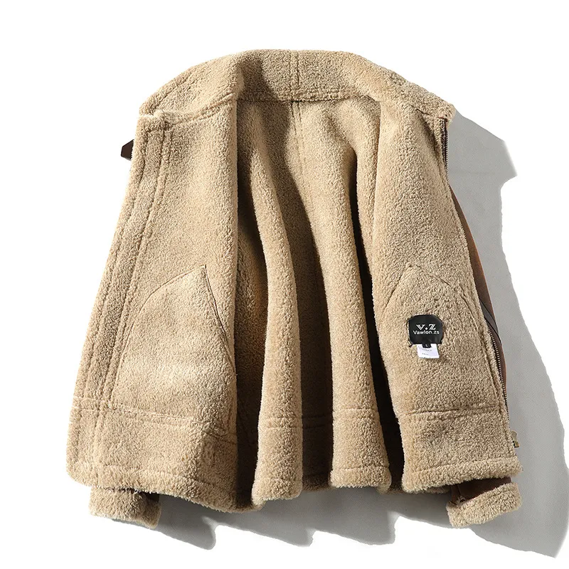 The Flying Tigers Men's Sheepskin Bomber Jacket Luc. 106