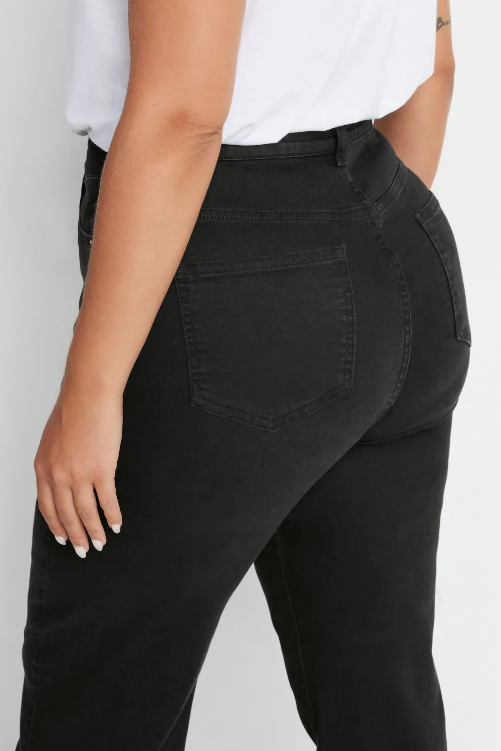 YOURS Curve Indigo Blue Wide Leg Denim Jeans