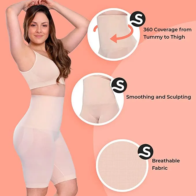High Waist Body Shaper Shorts Women's Body Shaper Lingerie Belly Thigh Slim Fit Technique