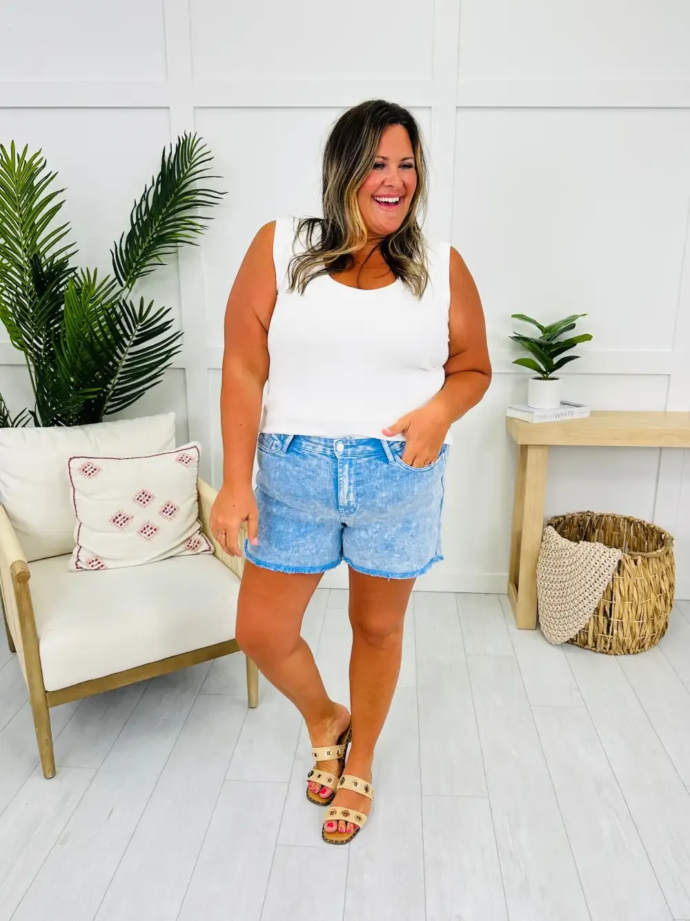 Judy Blue Fade to Fab Shorts