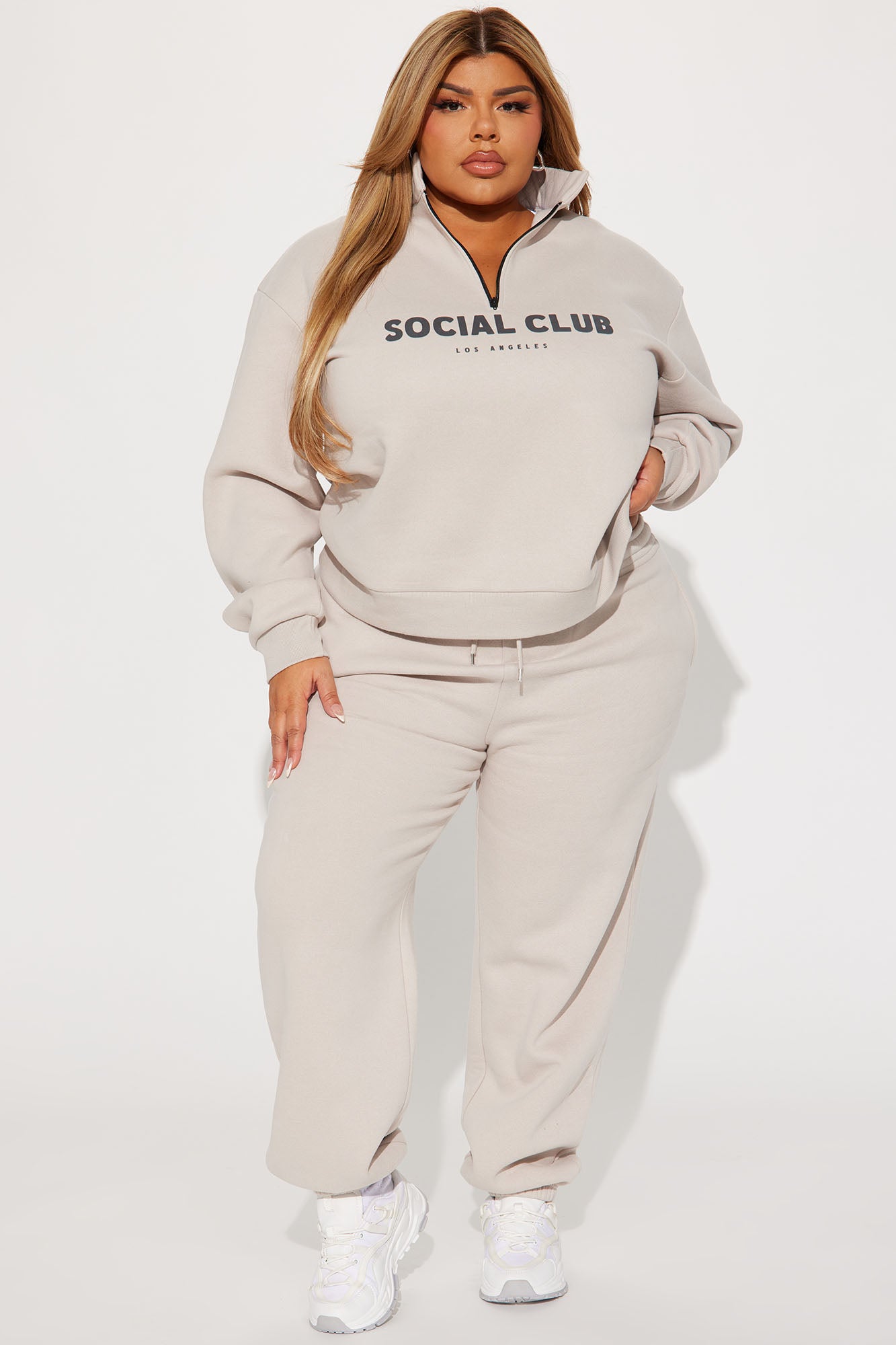 Social Club Sweatpant Set - Grey