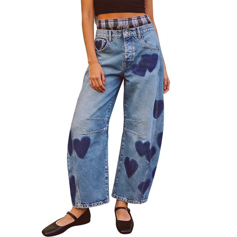 Women's Y2K Barrel Jeans