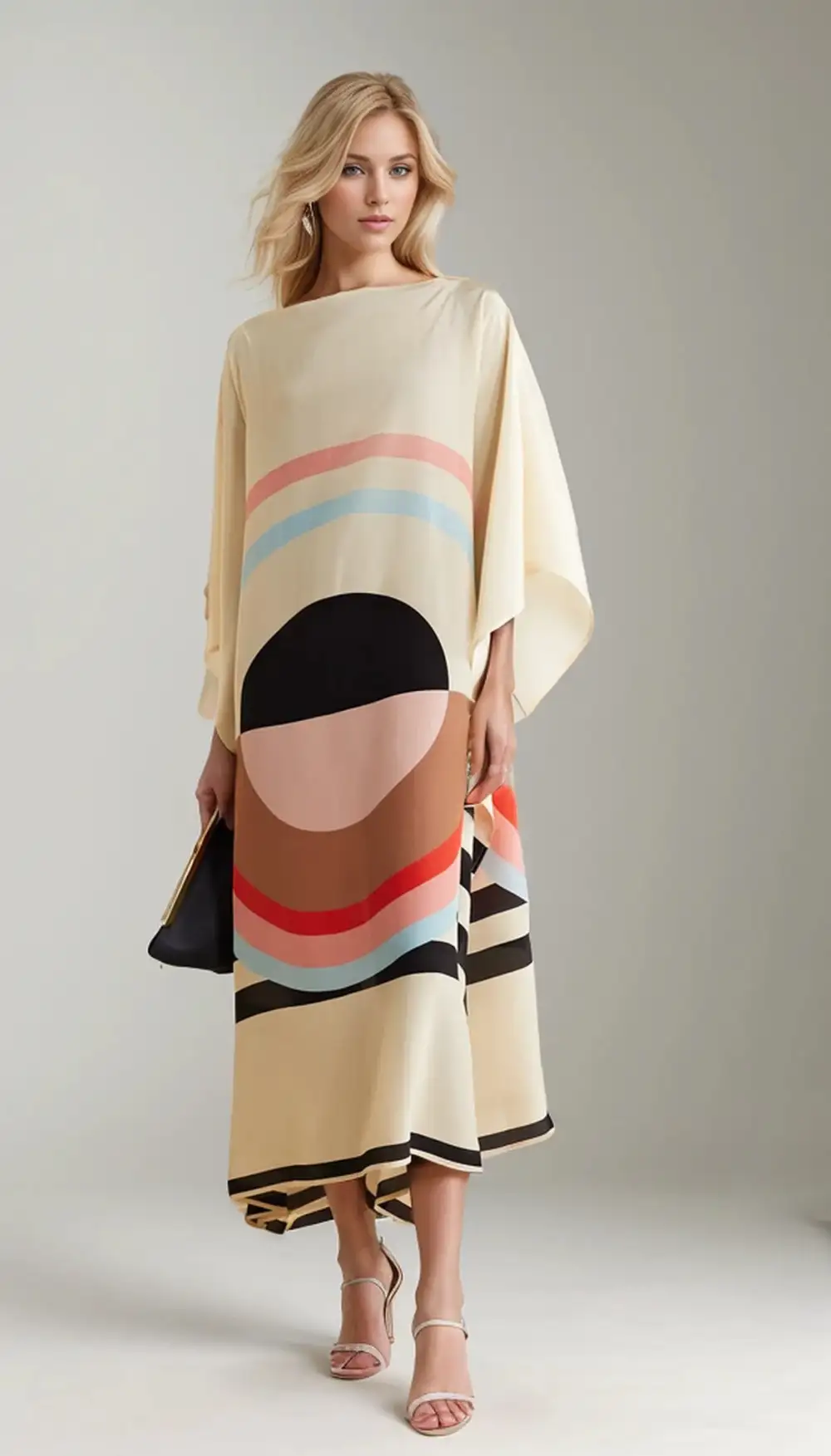 Merino - Coco Bella MIDI  Kaftan Dress