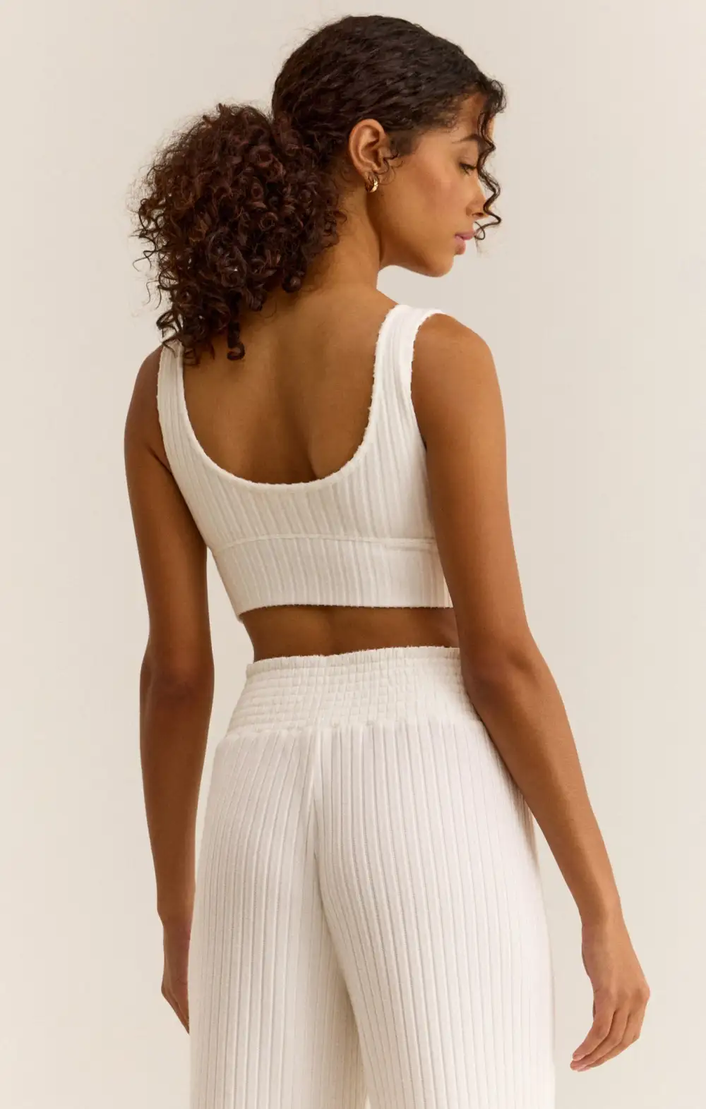Dawn Smocked Rib Pant