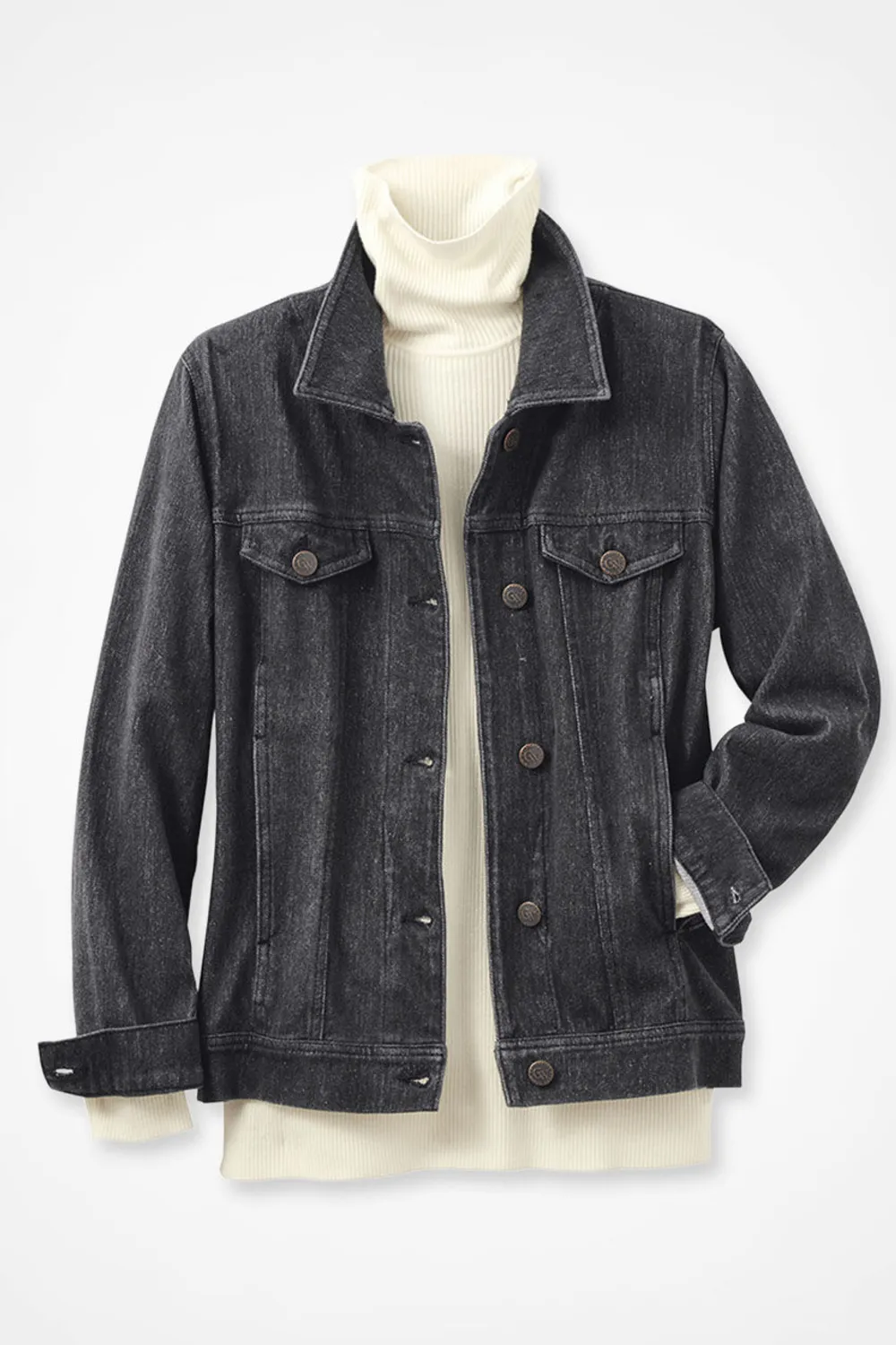 Knit Denim Jacket