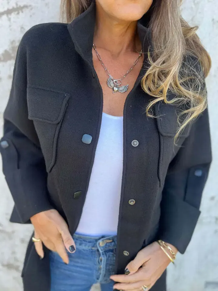 BLACK TINI COAT