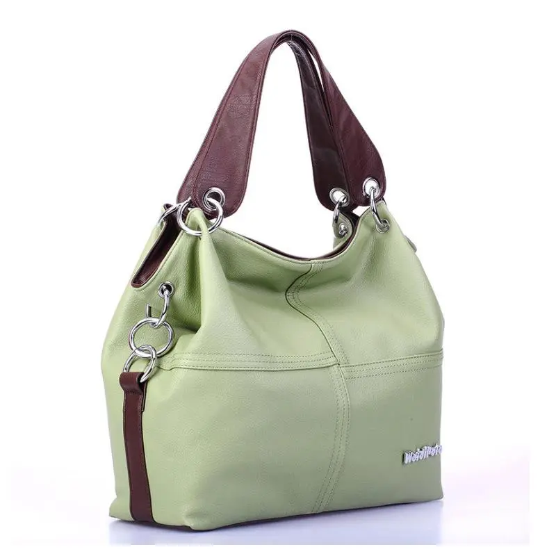 2021 new solid color stitching women's bag