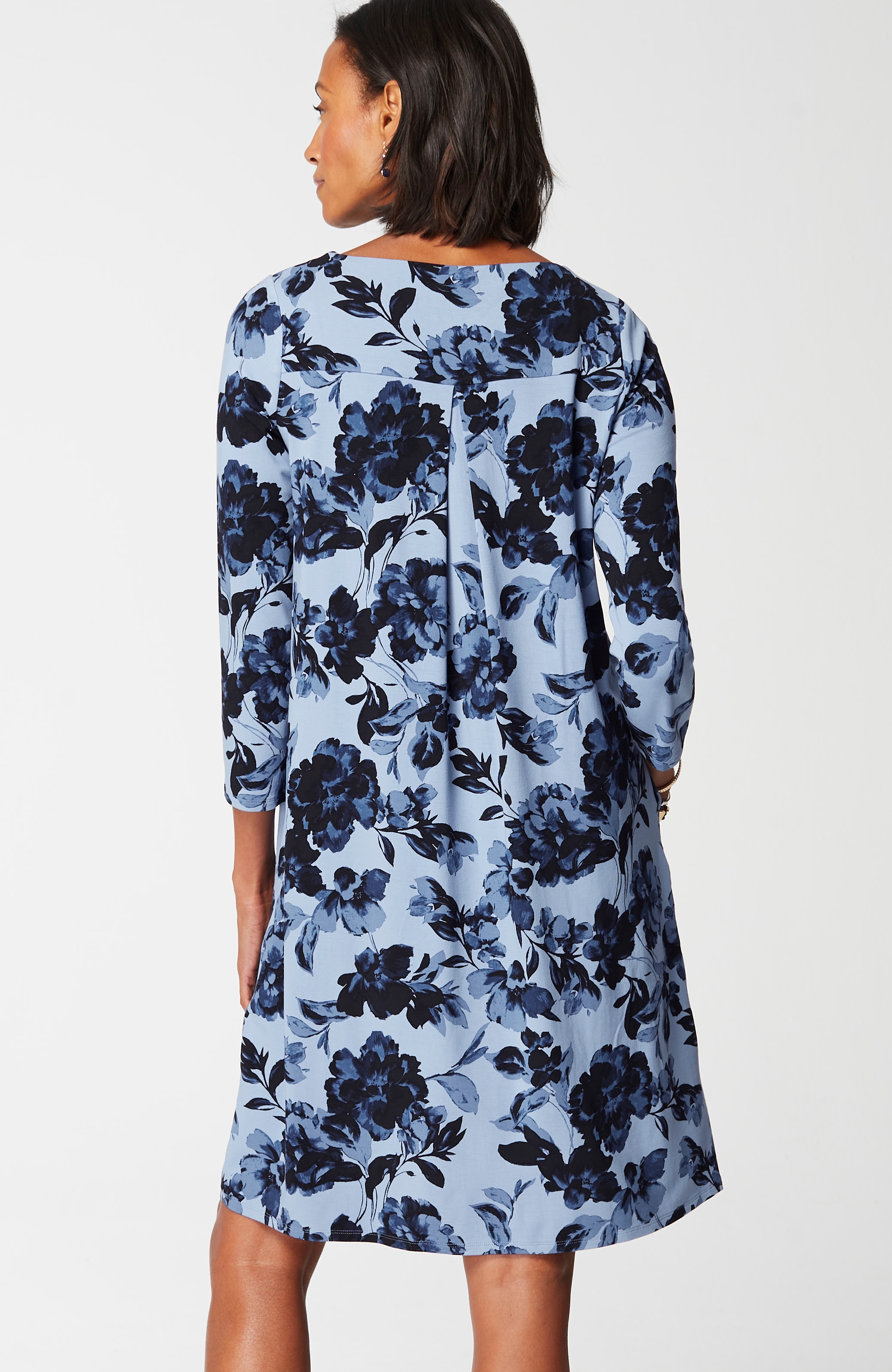 Wearever Knit Pleat-Back Dress