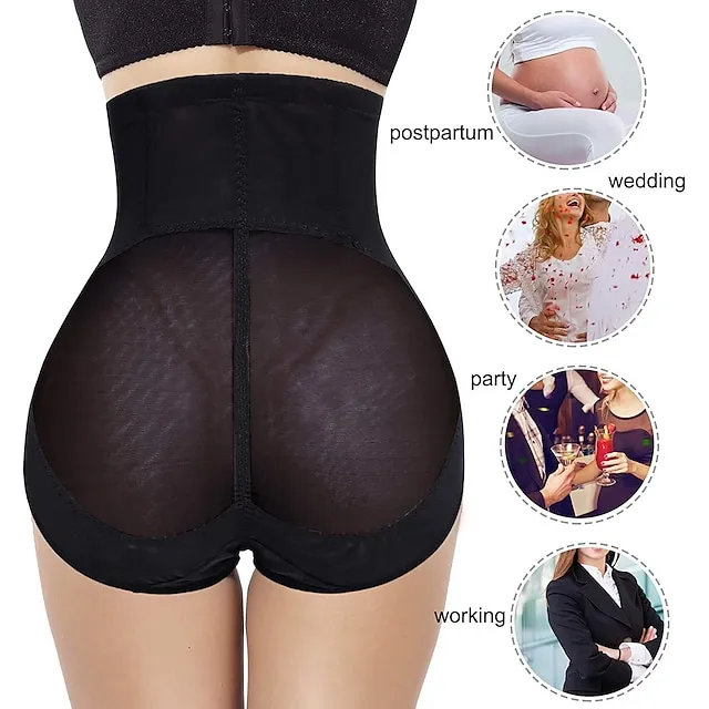 Women's Black color Mesh High Waisted Hip Lift Up Going out Classic Skinny S