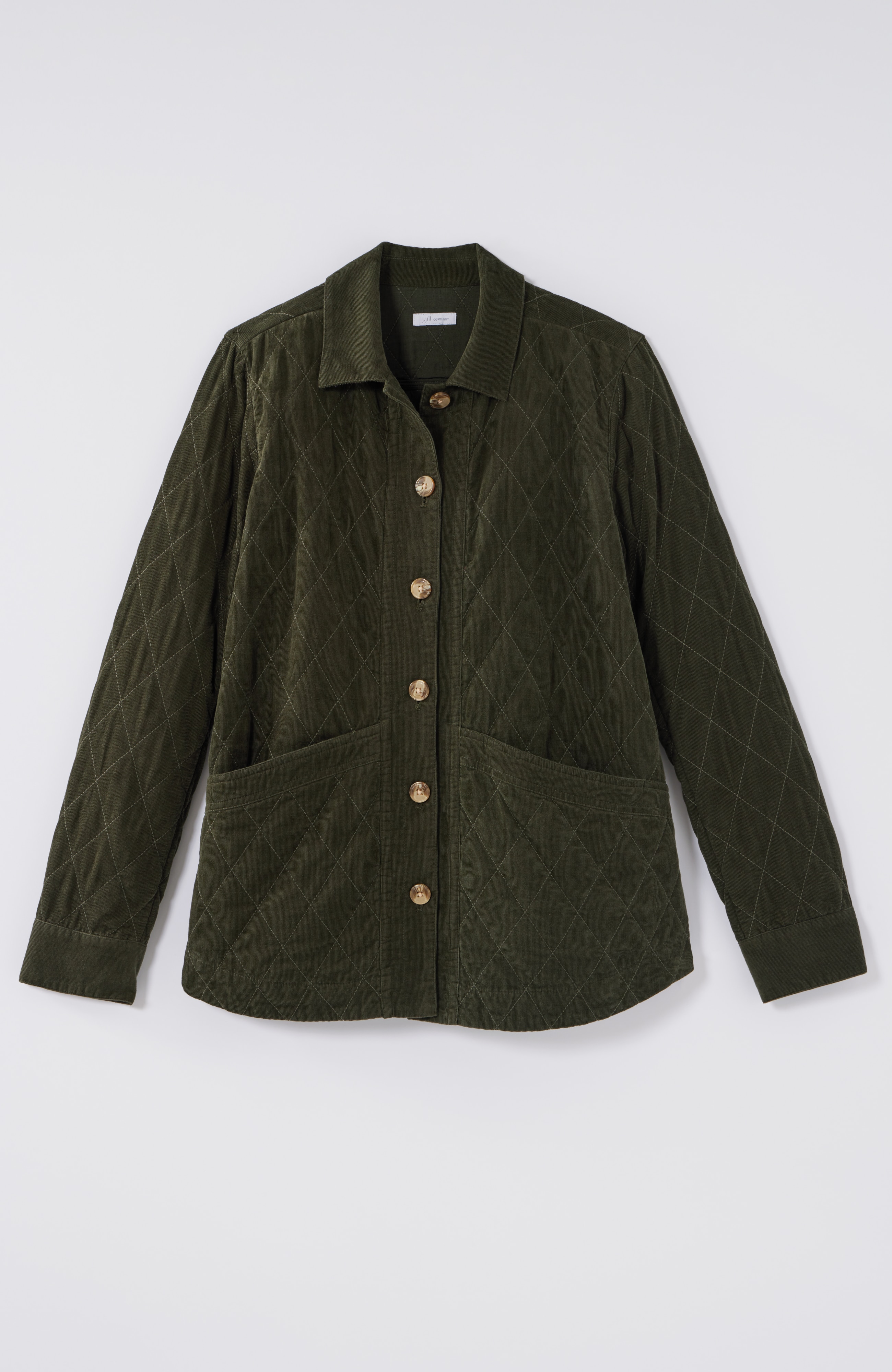 Quilted-Cord Barn Jacket