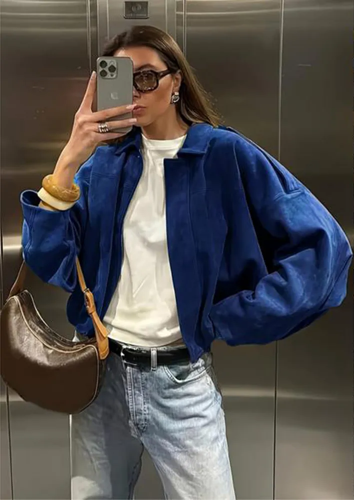 Women's Casual Loose Military Short Coat (Spring/Autumn, Army Color, Daily Wear)