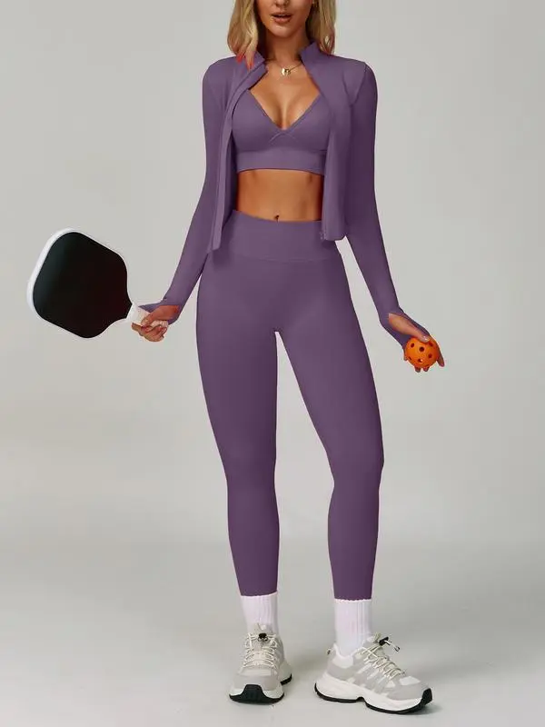 Women's Sporty Three-Piece Set