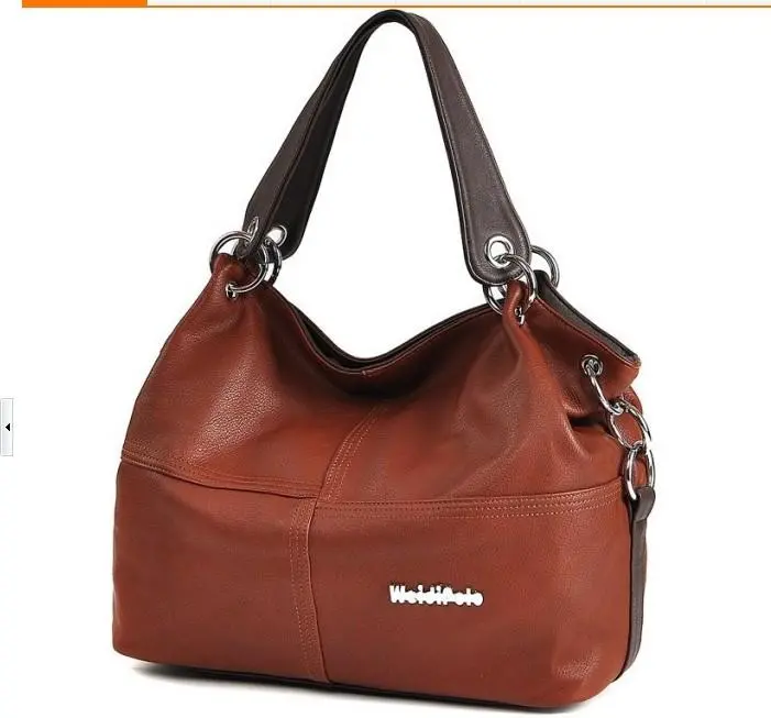 2021 new solid color stitching women's bag