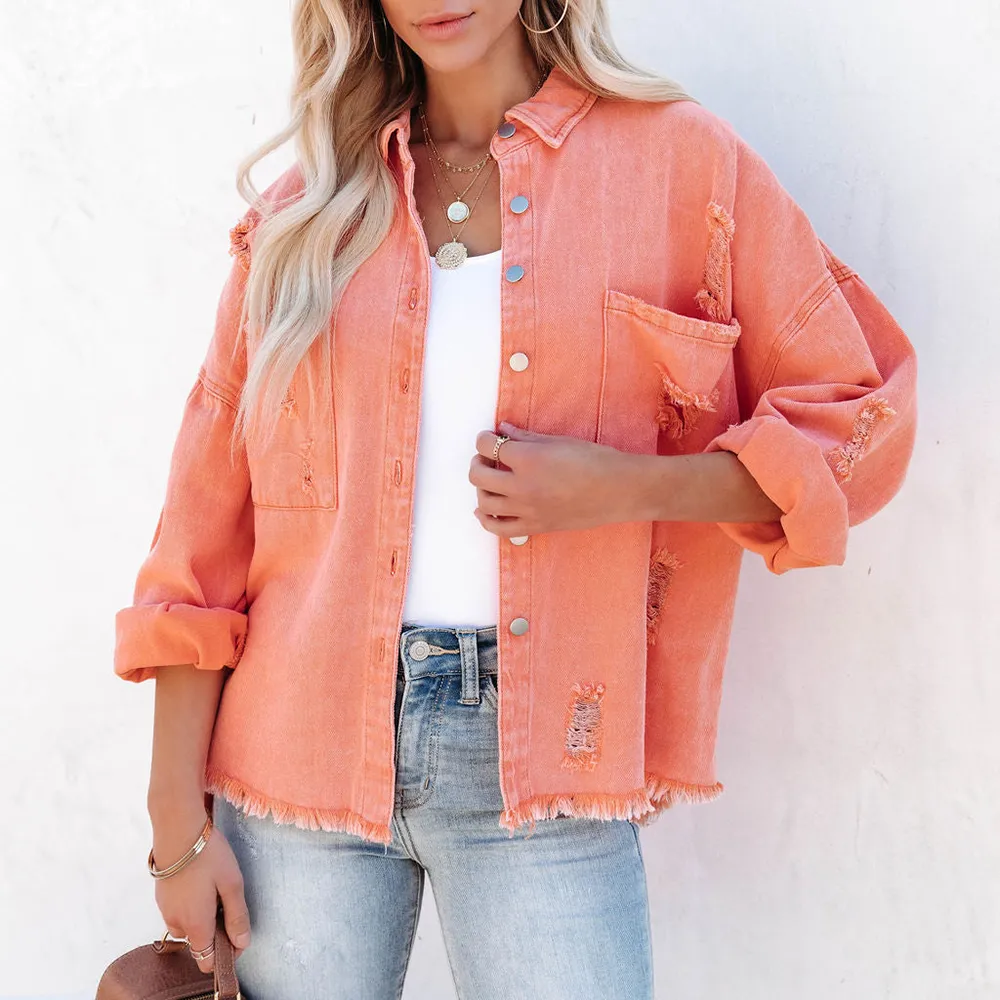 Long Sleeves Denim Jacket