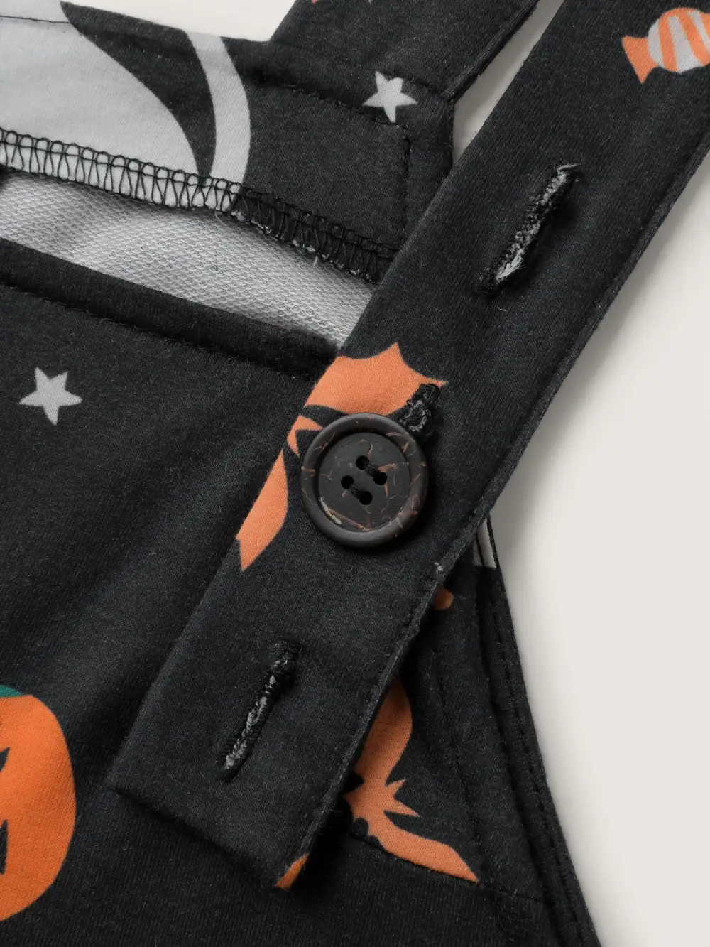 Halloween Elements Print Stretchy Waist Jumpsuit