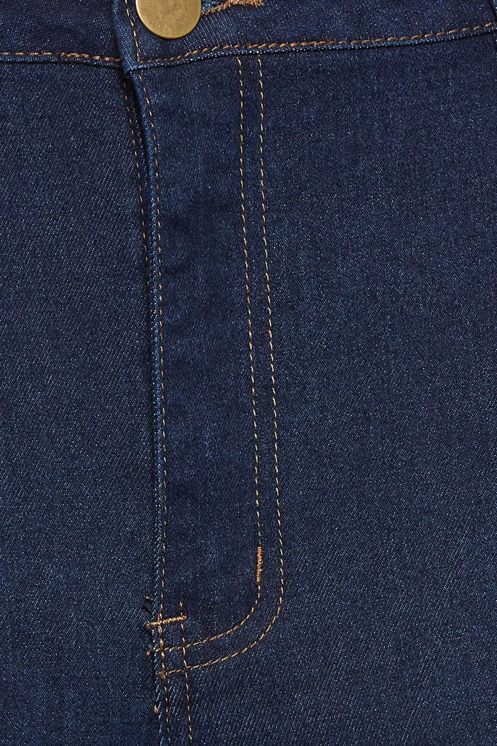 LTS Tall Black Denim Flared Jeans