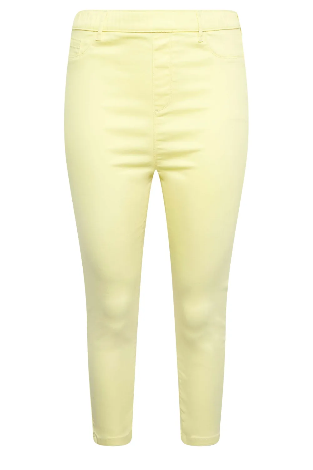 YOURS Curve Rose Pink Cropped Stretch GRACE Jeggings