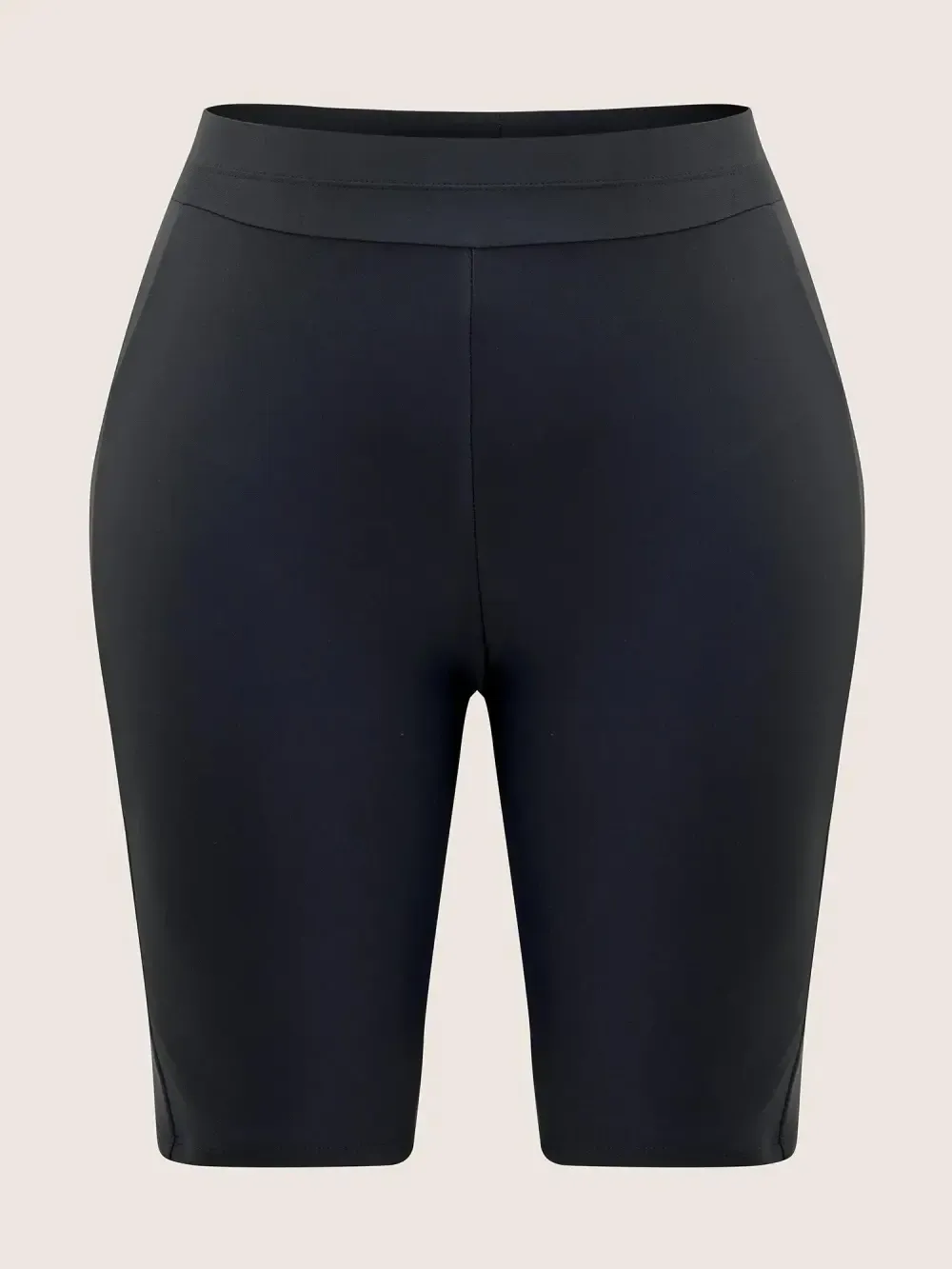 Plain Pocket Side Very Stretchy Skinny Swim Bottom