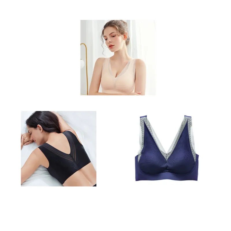 Plus Size Silk Vest Without Steel Ring Bra