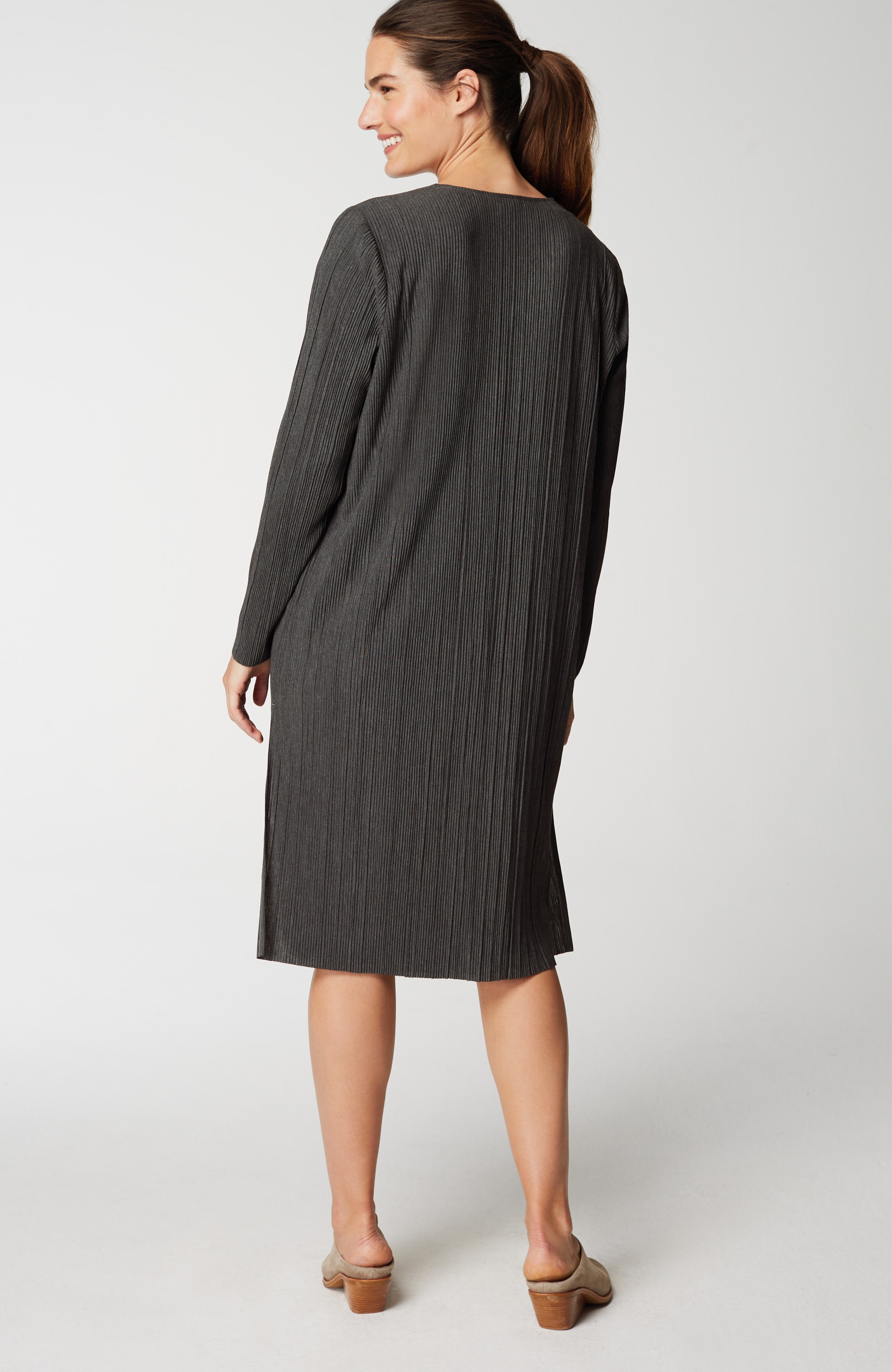 Pure Jill Pleated Knit Duster