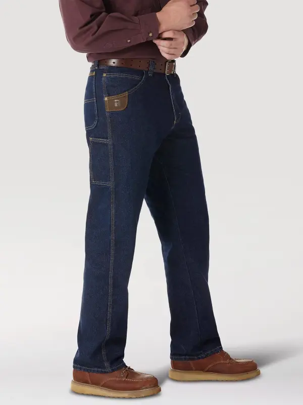 WRANGLER RIGGS WORKWEAR CONTRACTOR JEAN IN ANTIQUE INDIGO