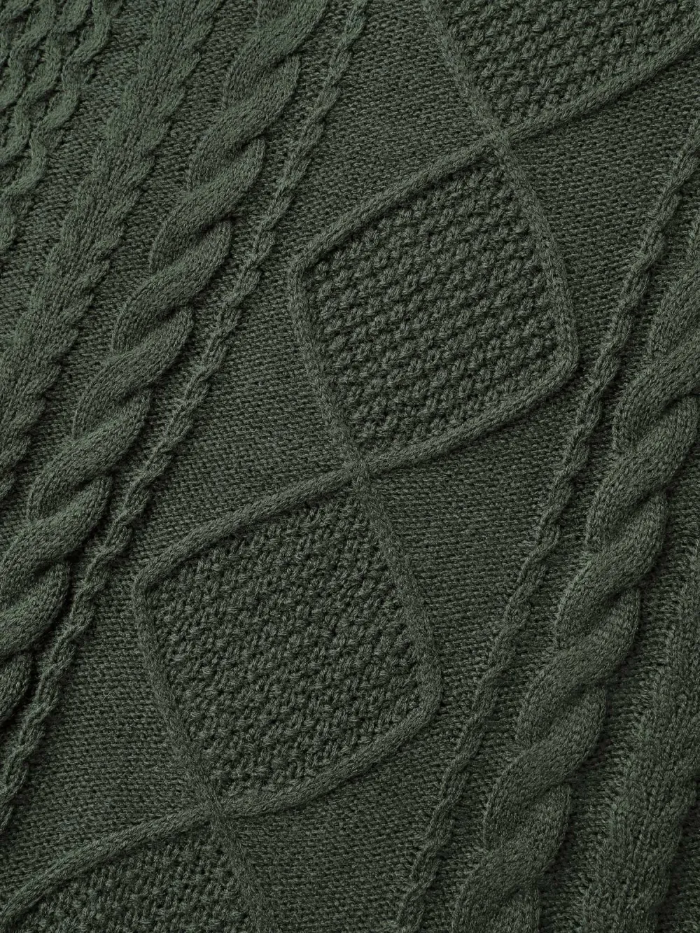 Twisted Textured Hooded Pullover