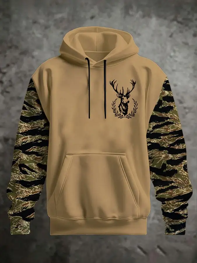 Men's Western Print Casual Sweatshirt