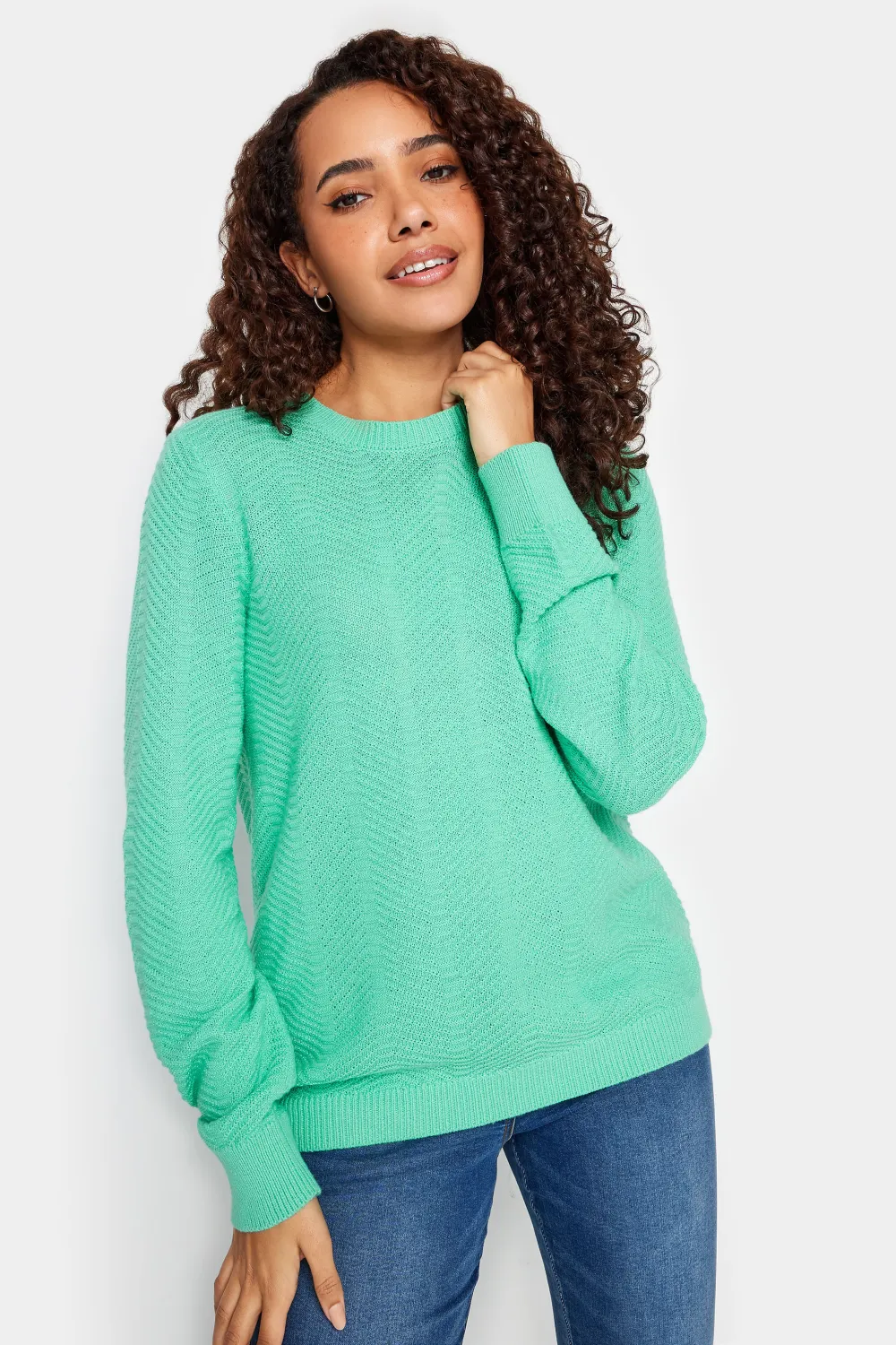 M&Co Baby Blue Ribbed Knit Jumper
