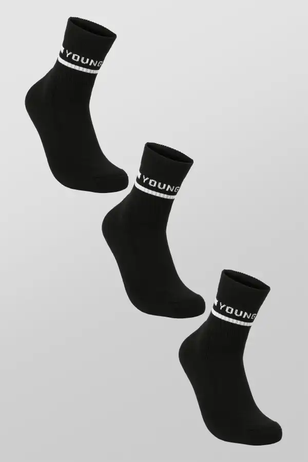 7001 - Quarter Length Socks 3 Pack