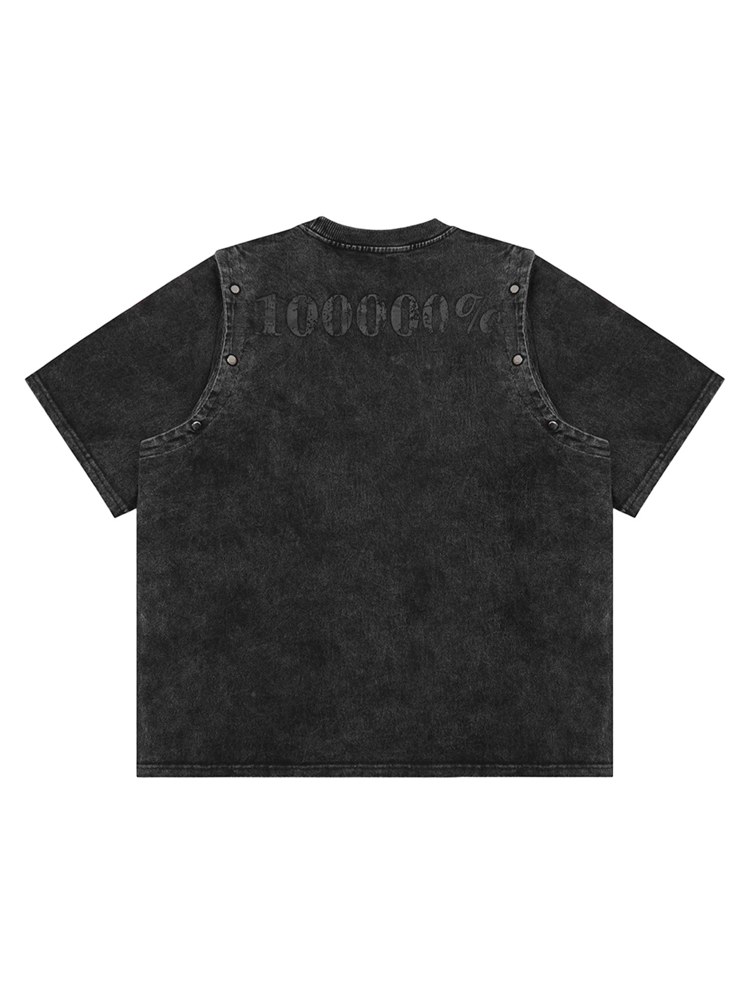 Punk Personality Alphabet T-shirt - 1652