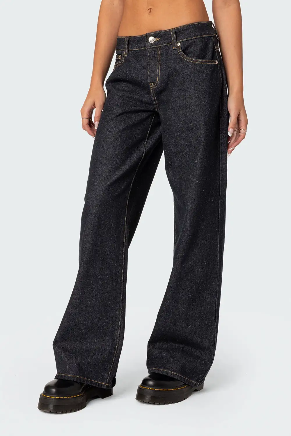 Raelynn Washed Low Rise Jeans
