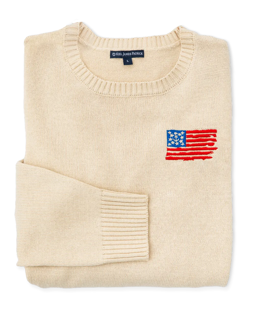 Old Glory Embroidered Sweater (Women's)